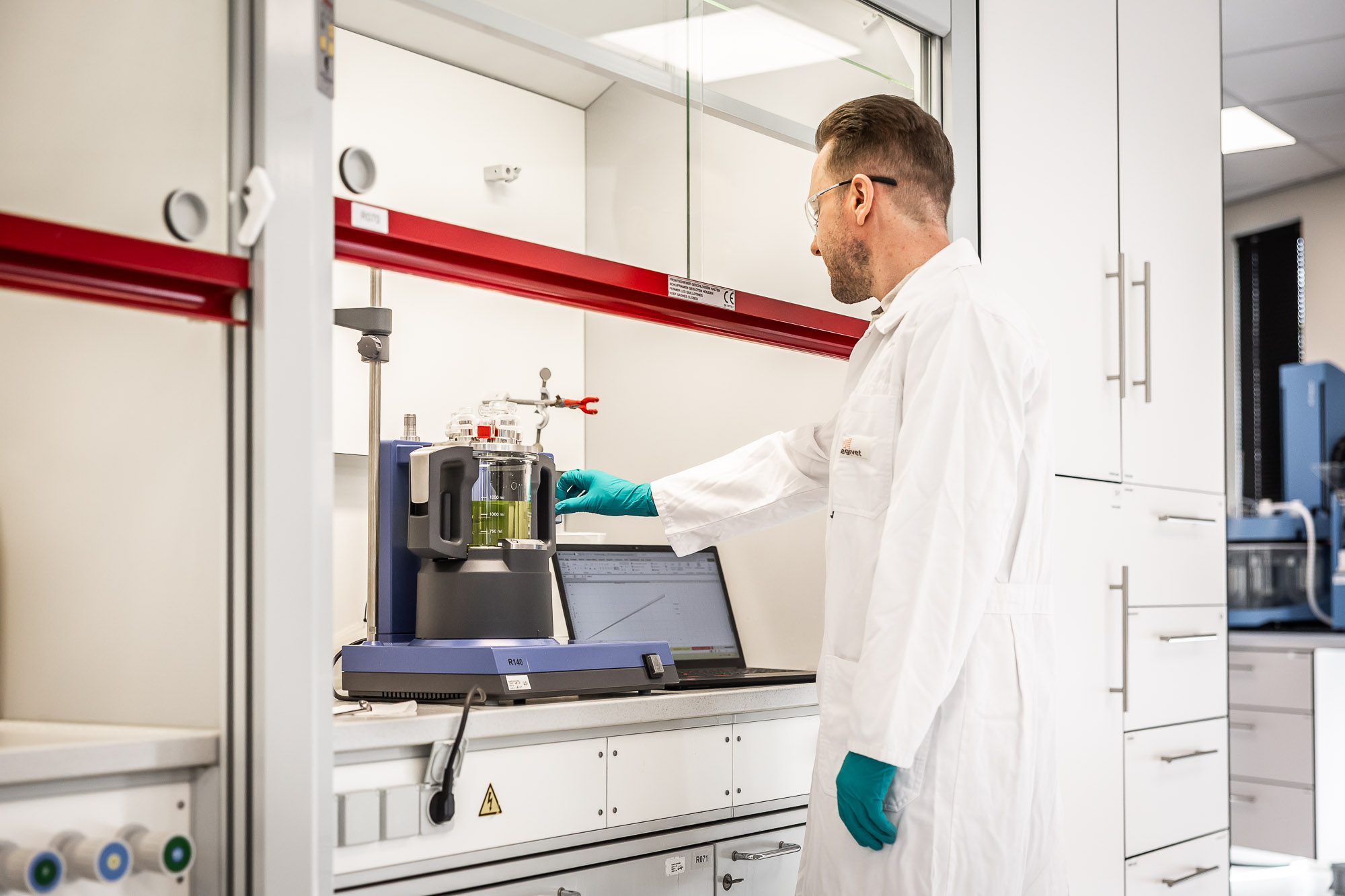 Advanced analytical equipment in the Regivet laboratory